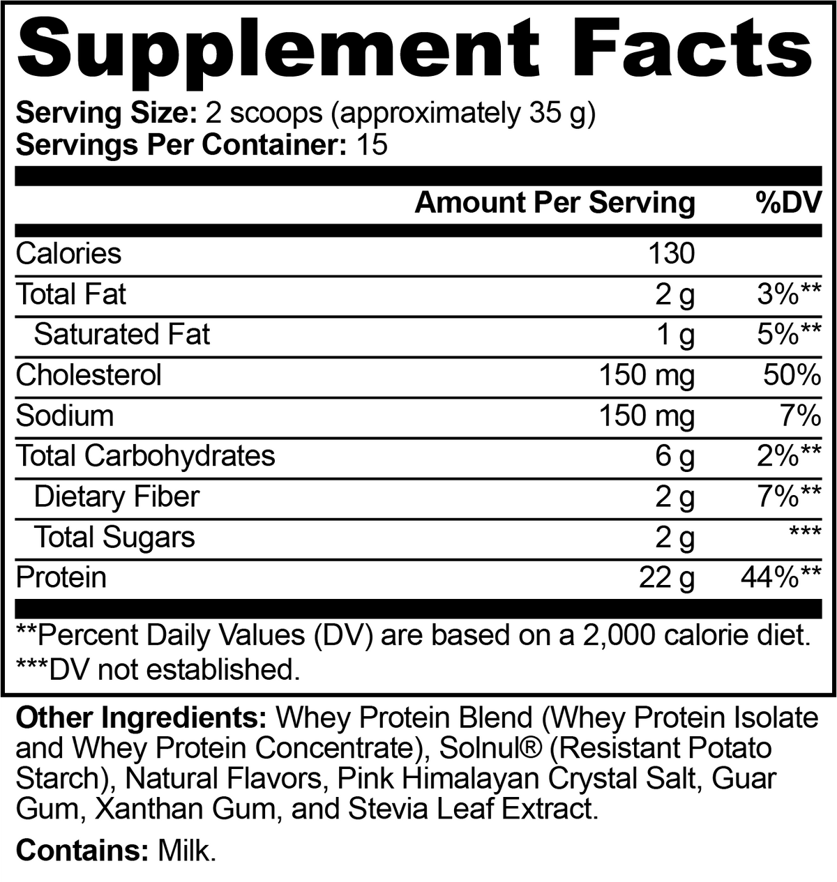 Performance Whey Protein Blend (Chocolate) High protein shake for muscle gain