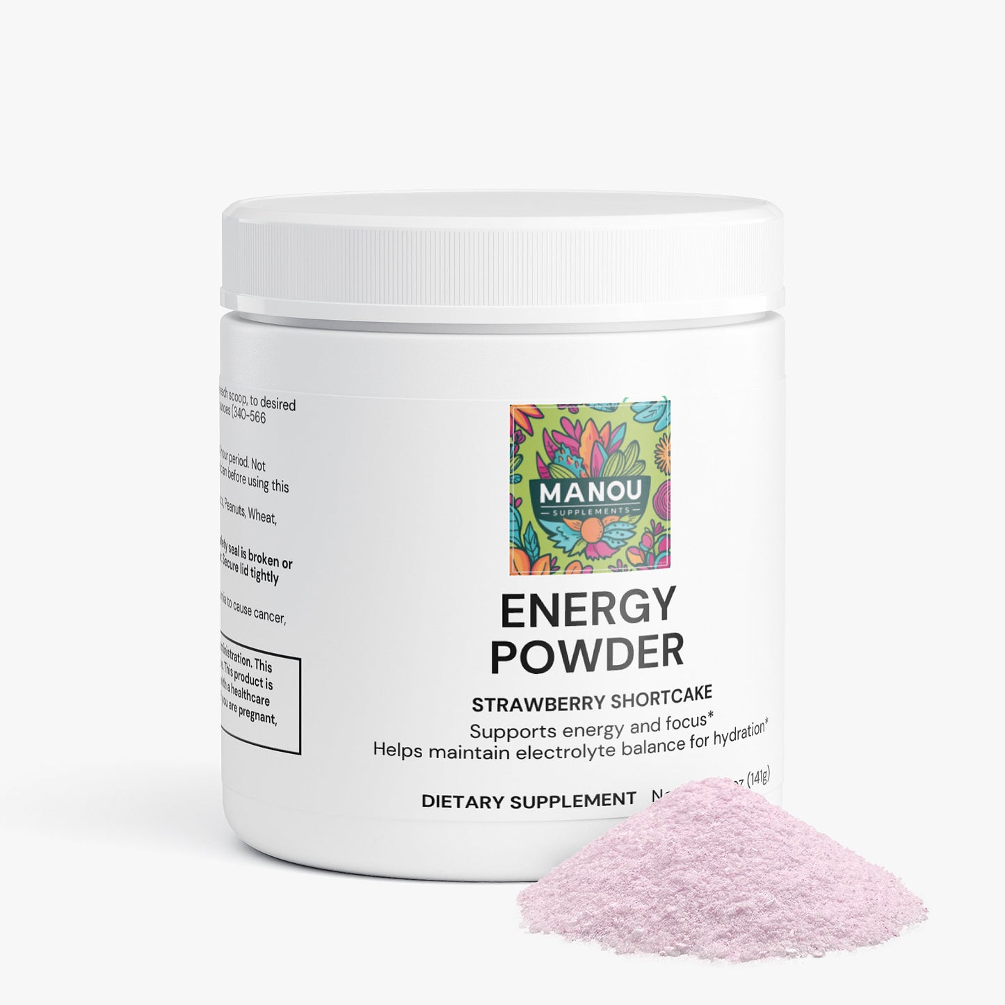 🚀 Strawberry Shortcake Energy Powder: Command Your Day, Crush the Crash 🍓⚡
