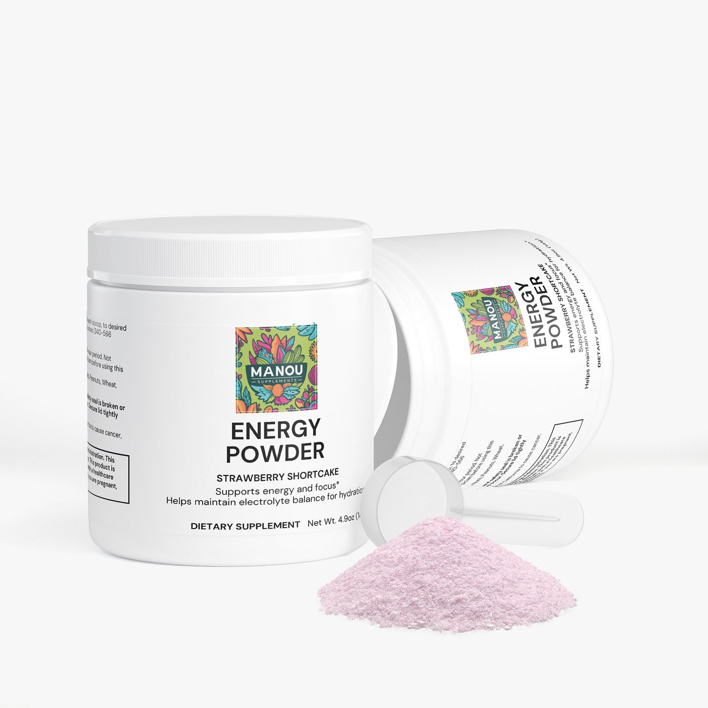 🚀 Strawberry Shortcake Energy Powder: Command Your Day, Crush the Crash 🍓⚡