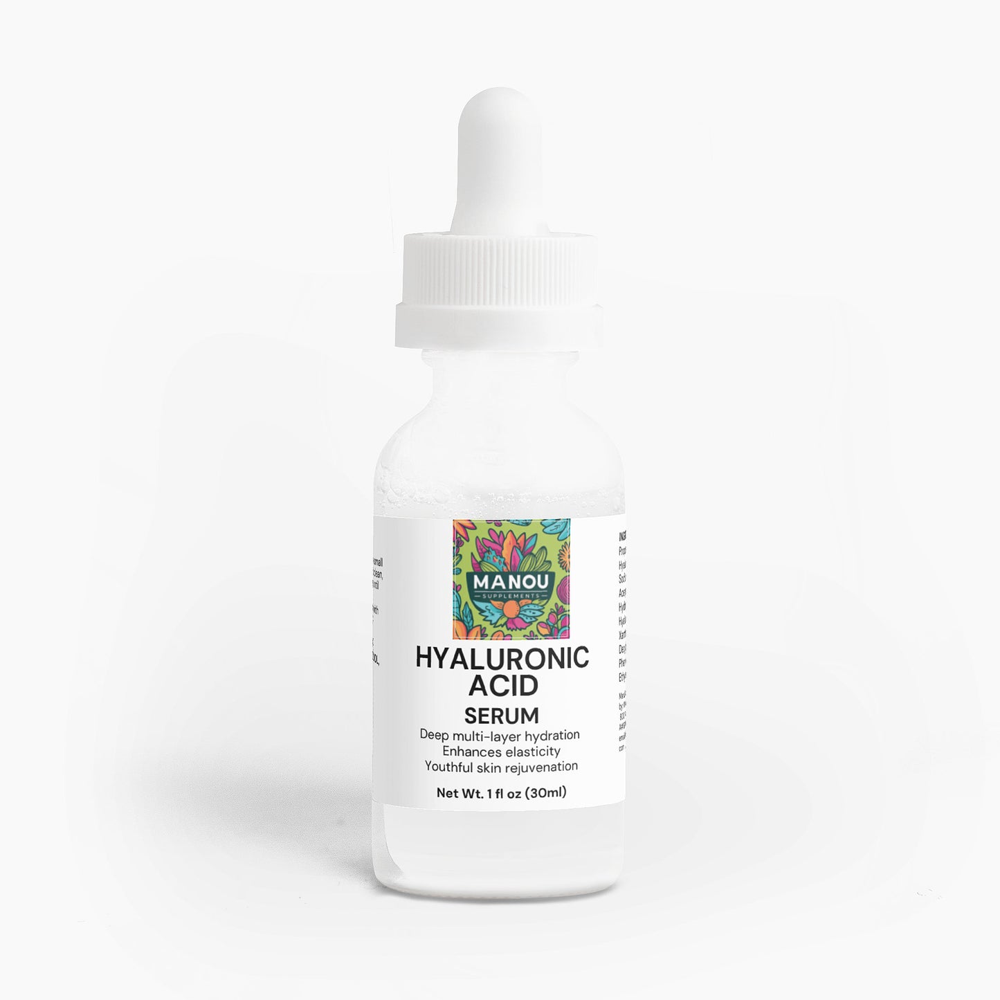 Premium Hyaluronic Acid Face Serum - With Vitamin B5 & Ceramides - Deep Moisture