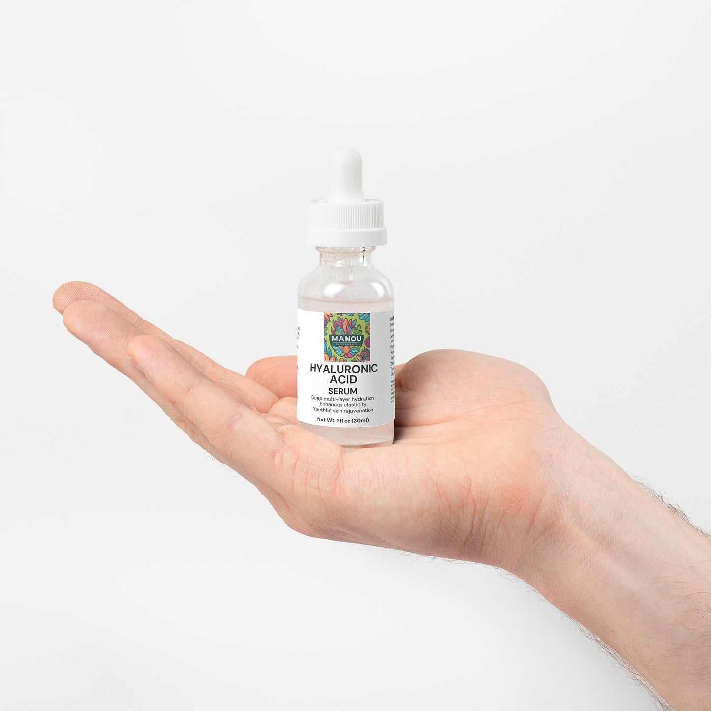 Premium Hyaluronic Acid Face Serum - With Vitamin B5 & Ceramides - Deep Moisture