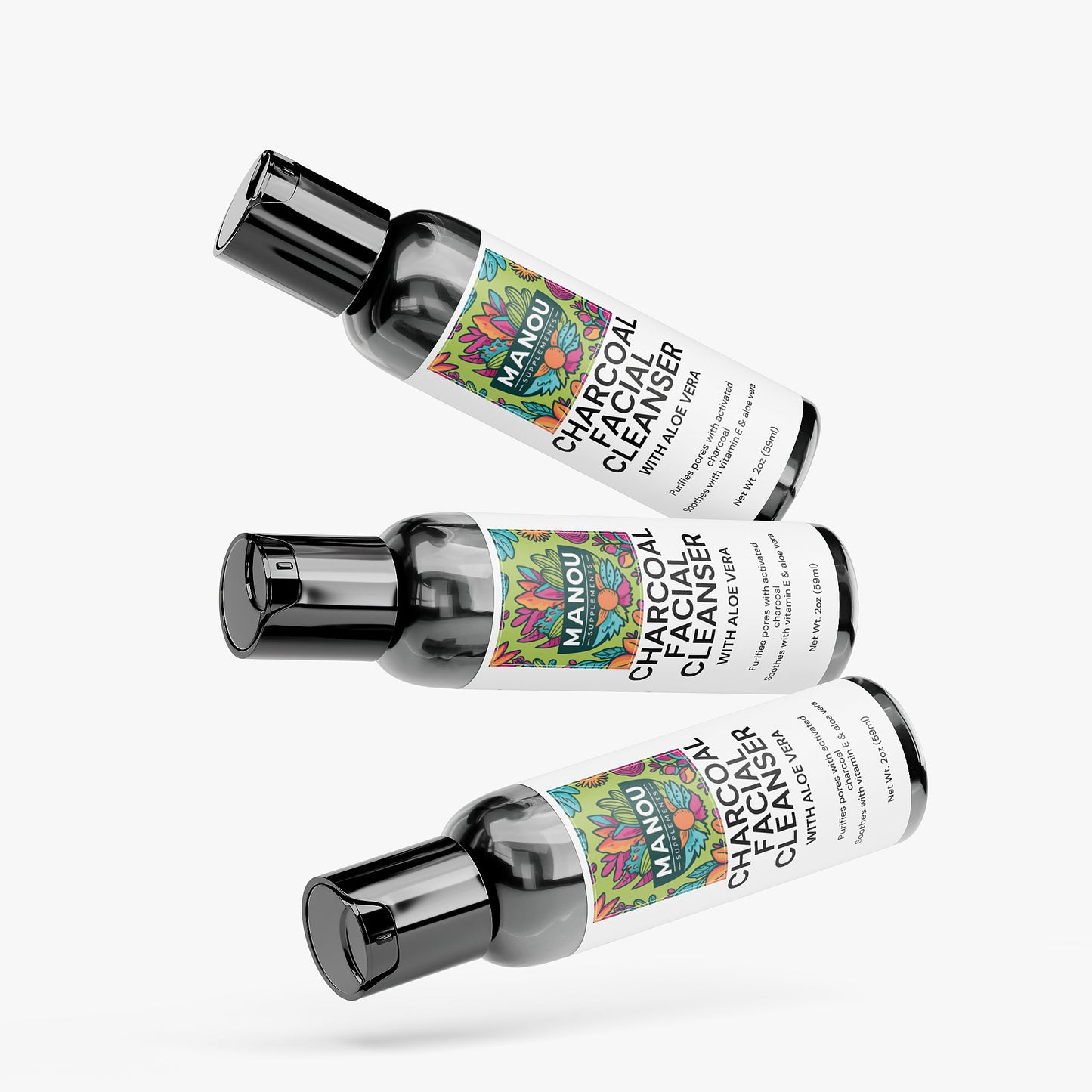 Charcoal Facial Cleanser“Your Pores Are Hostages. Time to Negotiate Their Release.”