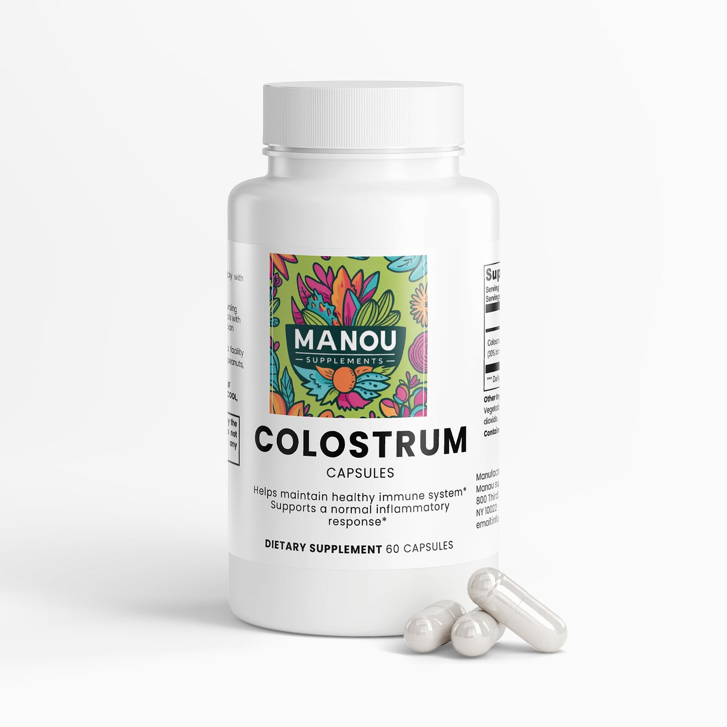 Colostrum Capsules Your Gut’s First Line of Defense – 30% IgG Firepower