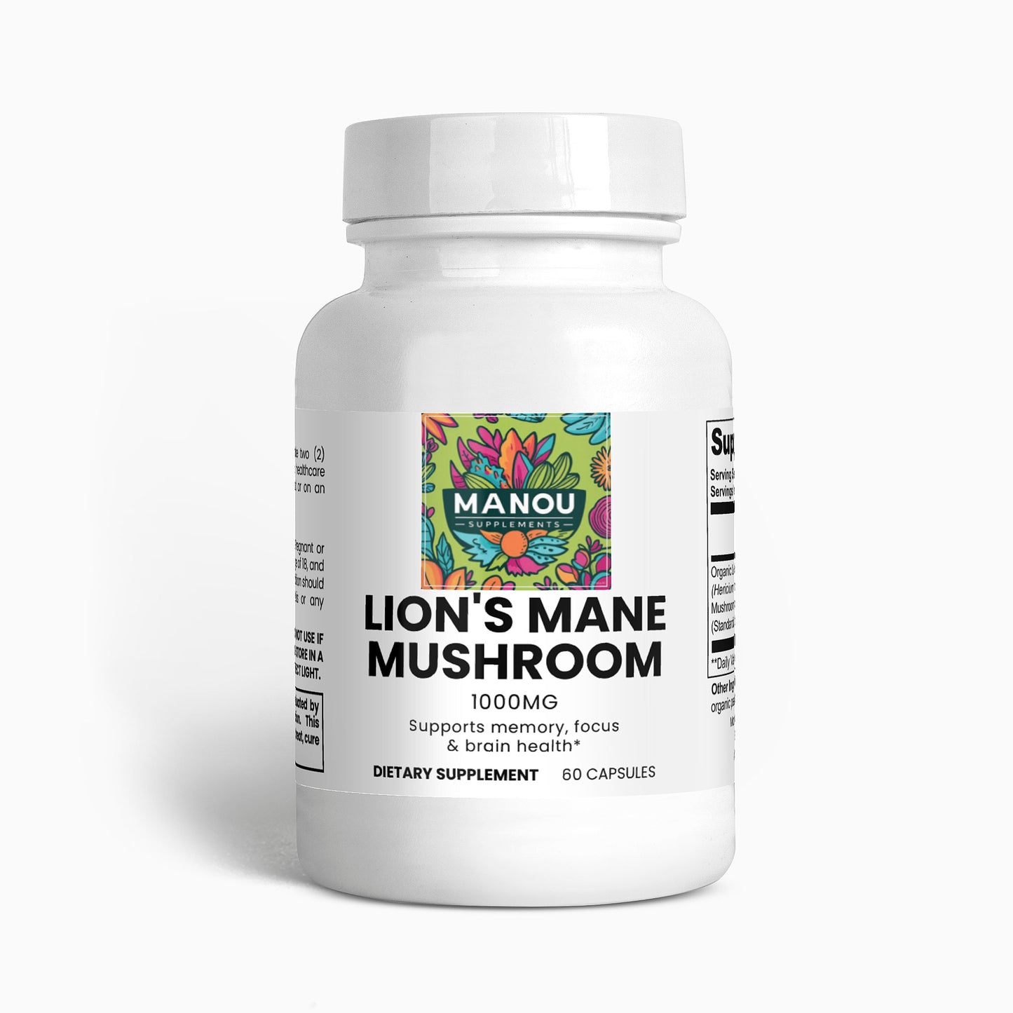 POTENT Lion's Mane Extract Nootropic Supplement - Support Mental Clarity & Cognitive Function