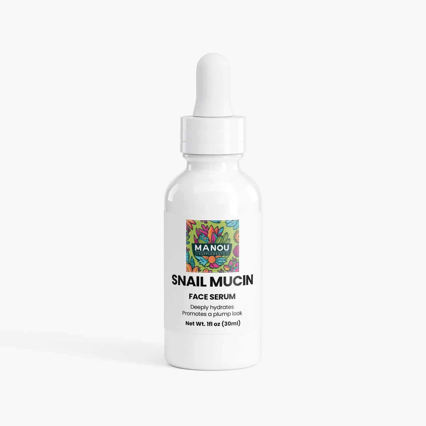 Viral Snail Mucin Face Serum w/ Hyaluronic Acid & Collagen | Intense Hydration, Plump & Glow | K-Beauty Glass Skin | For Dry, Dull Skin | Fast-Absorbing