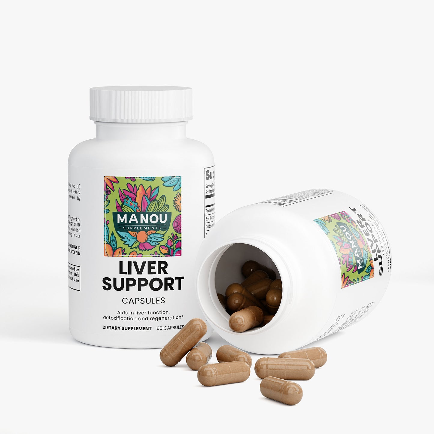 Liver Support Supplement - Milk Thistle, Turmeric & Beetroot - USA Made Detox & Cleanse