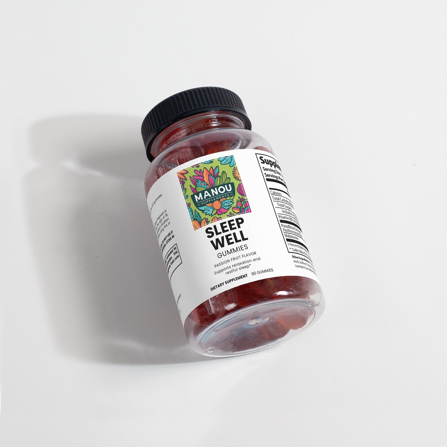 Sleep Well Gummies (Adult)Deep REM Sleep Supplement - For Memory & Cognitive Function - Wake Up Refreshed