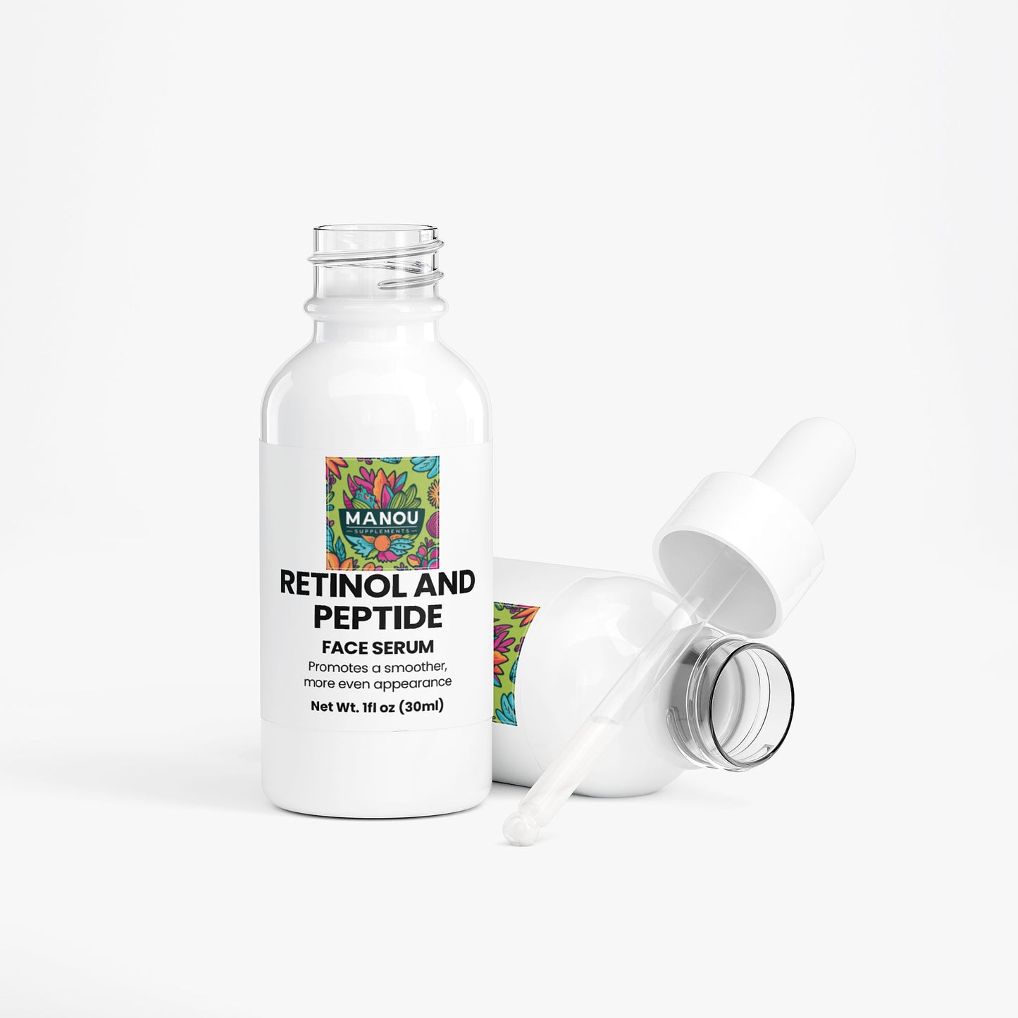 Retinol & Peptide Face Serum - 2.5% Retinol Complex - Wrinkle & Fine Line Reduction