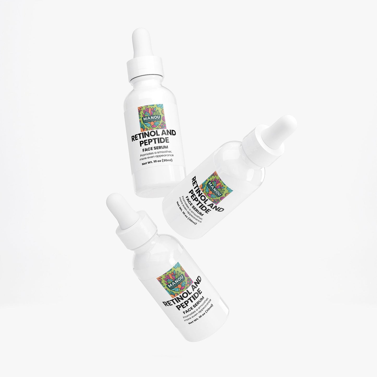 Retinol & Peptide Face Serum - 2.5% Retinol Complex - Wrinkle & Fine Line Reduction