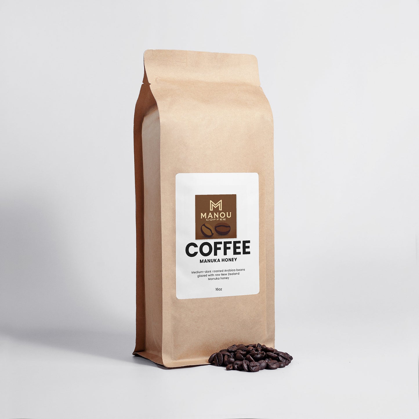 UMF Manuka Honey Coffee | Raw New Zealand Honey | Low Acidity Smooth Brew
16oz