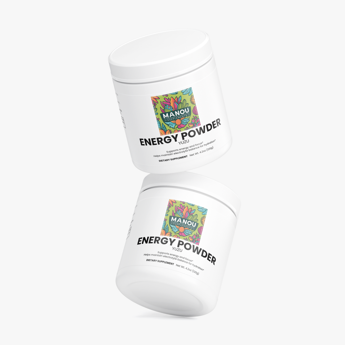 Energy Powder (Yuzu Flavor)Premium Japanese Citrus Flavor | Sustained Mental Clarity | Clean Energy Supplement | Workout & Office Fuel