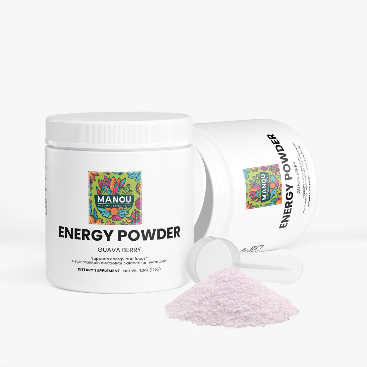 Energy Powder (Guava Berry)Exotic Guava + Mixed Berry Flavor | Sustained Energy Supplement | Pre-Workout & Office Fuel