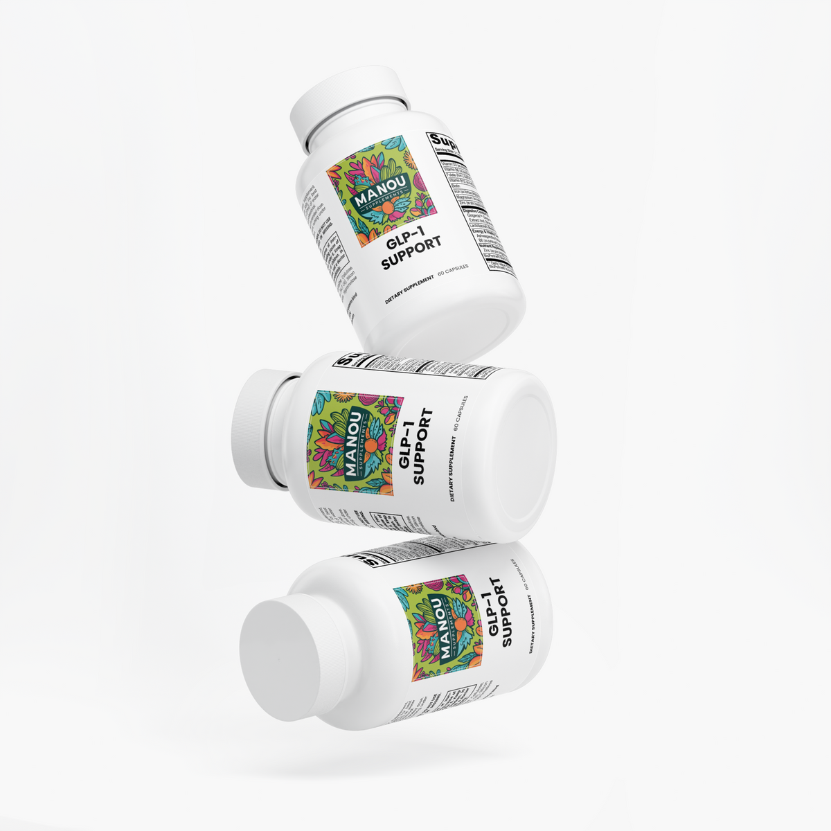 GLP-1 Support-Digestive Support with Probiotics, Enzymes, Magnesium, and Ashwagandha for Energy and Stress Resilience