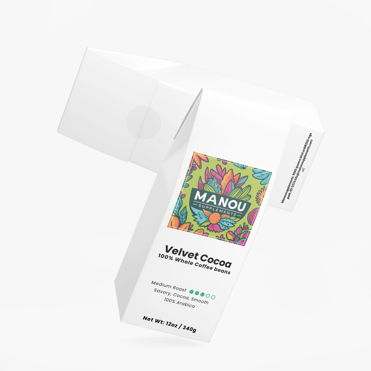 Velvet Cocoa Coffee Medium Roast Where Colombian Smoothness Meets Deep Chocolate Richness.