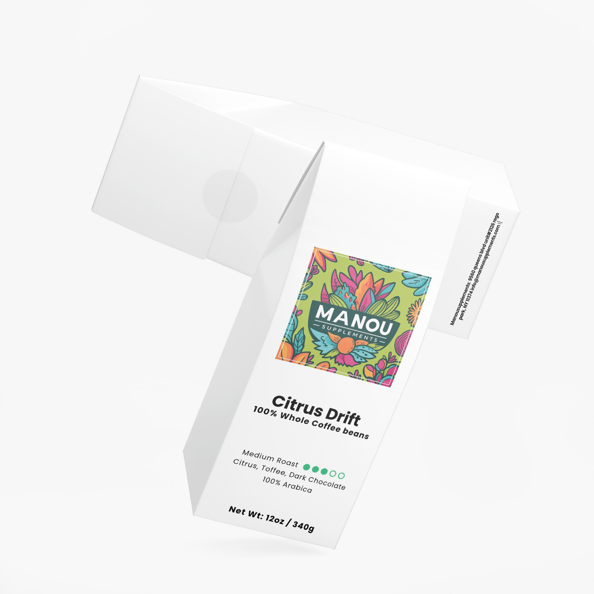Citrus Drift Coffee Medium Roast Toffee Chocolate Citrus Notes Specialty Beans