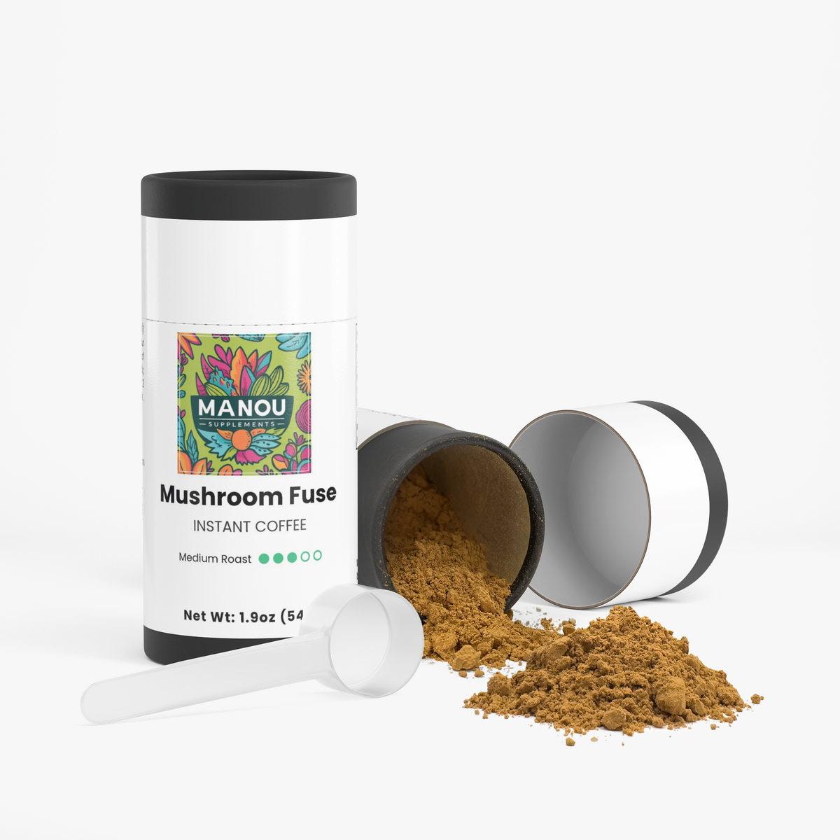 Mushroom Coffee Organic Lions Mane Chaga Instant Focus Energy Blend
