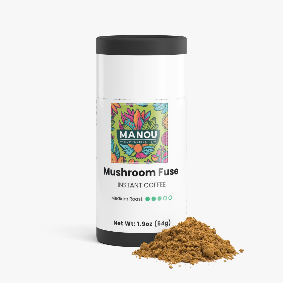 Mushroom Coffee Organic Lions Mane Chaga Instant Focus Energy Blend