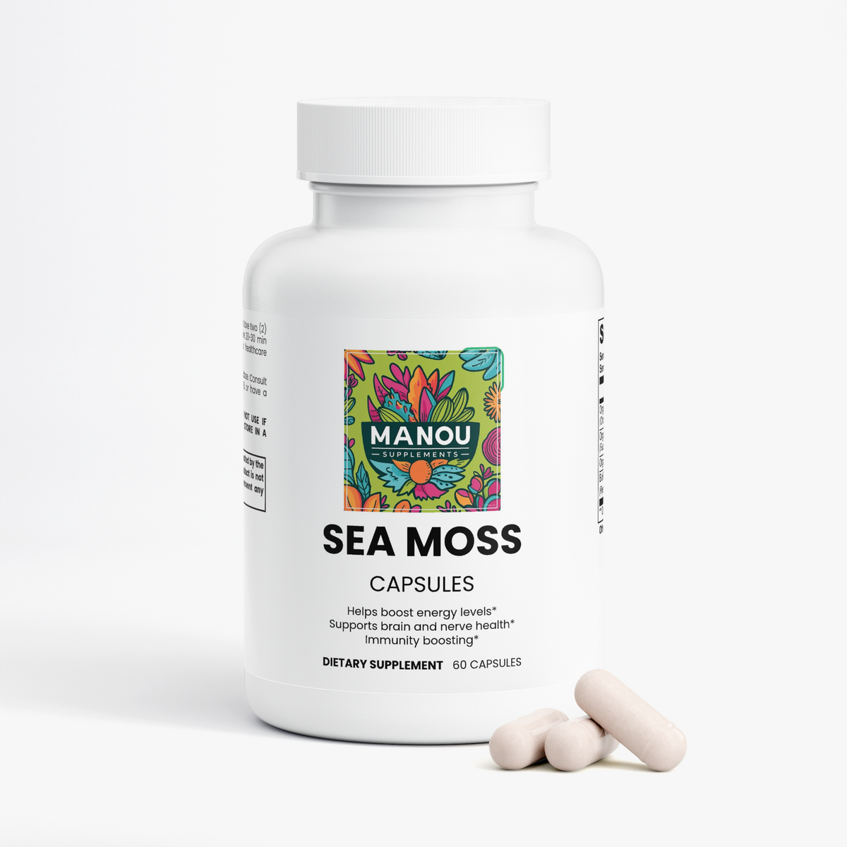 Sea Moss Blend 92 Minerals Bladderwrack Burdock Root Lymphatic Support Full Body Reset