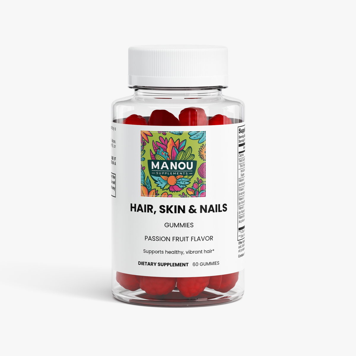 Hair Skin Nails Gummies Biotin Collagen Vitamin C E Zinc Stronger Hair Glowing Skin Faster Nails