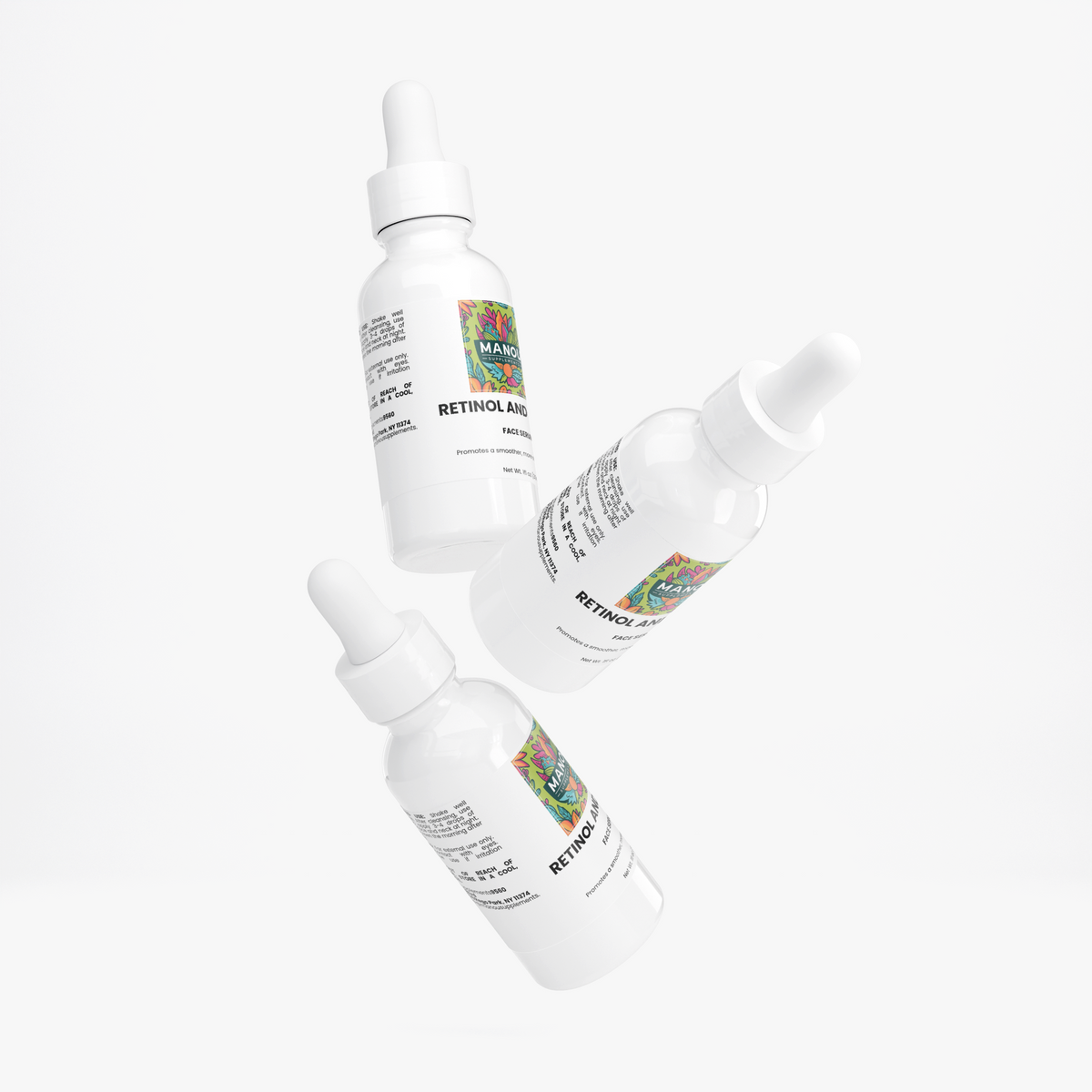Retinol & Peptide Face Serum - Retinol Complex - Wrinkle & Fine Line Reduction