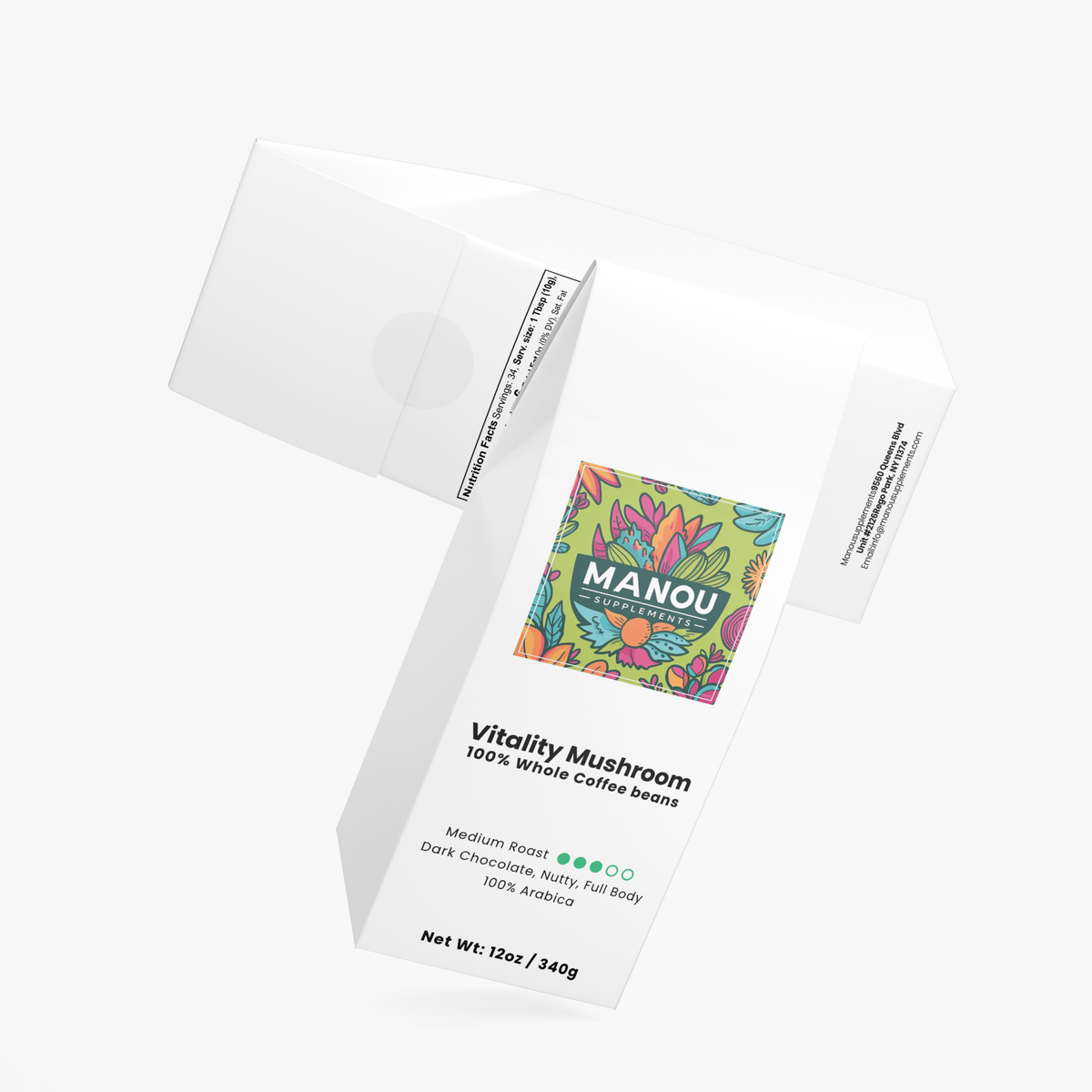 Vitality Mushroom Coffee: A smarter kind of coffee, made for how you move.