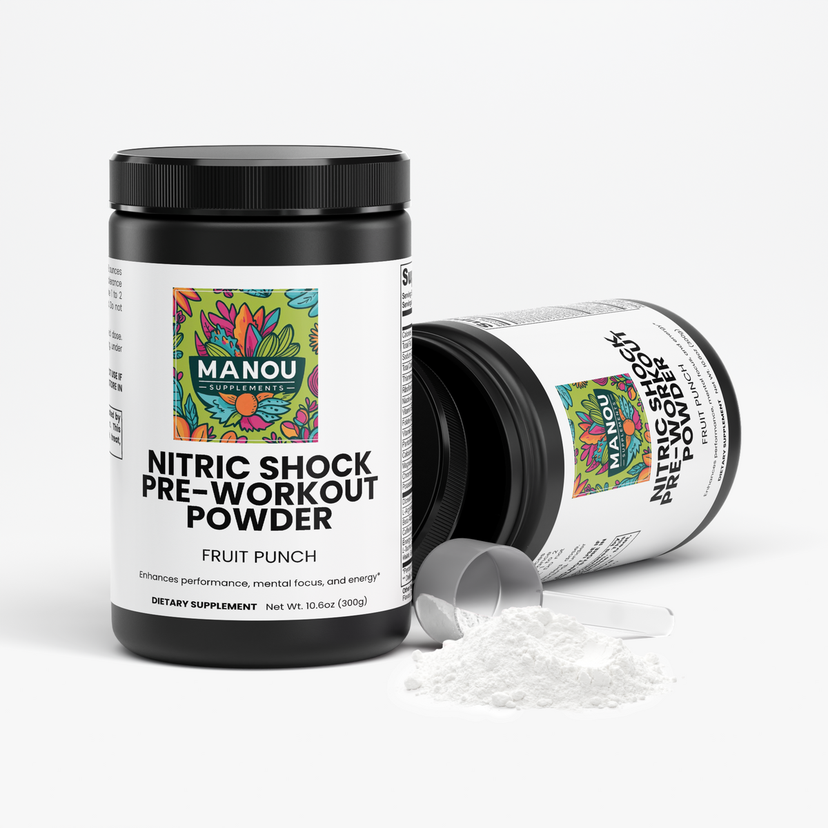 Nitric Shock Pre-Workout Powder (Fruit Punch)“Your 5 AM Alarm Just Met Its Assassin”