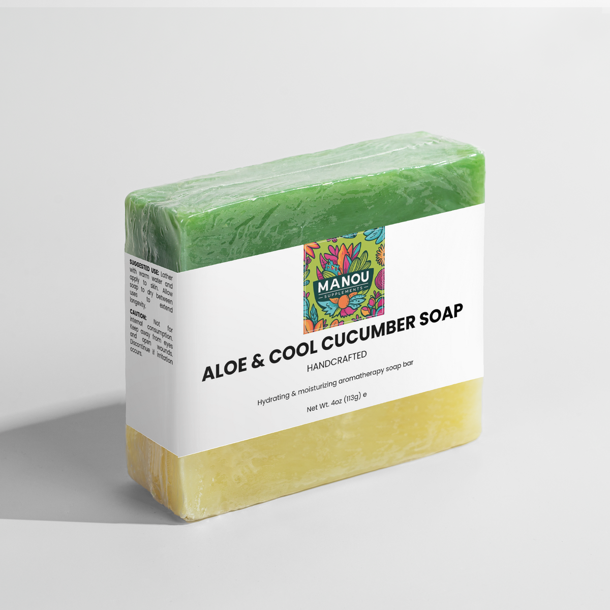 🥒💚 ALOE & COOL CUCUMBER SOAP – Soothes Sunburn, Calms Redness & Leaves Skin ICE-COLD Fresh! (Sensitive Skin OK) 🧼❄️