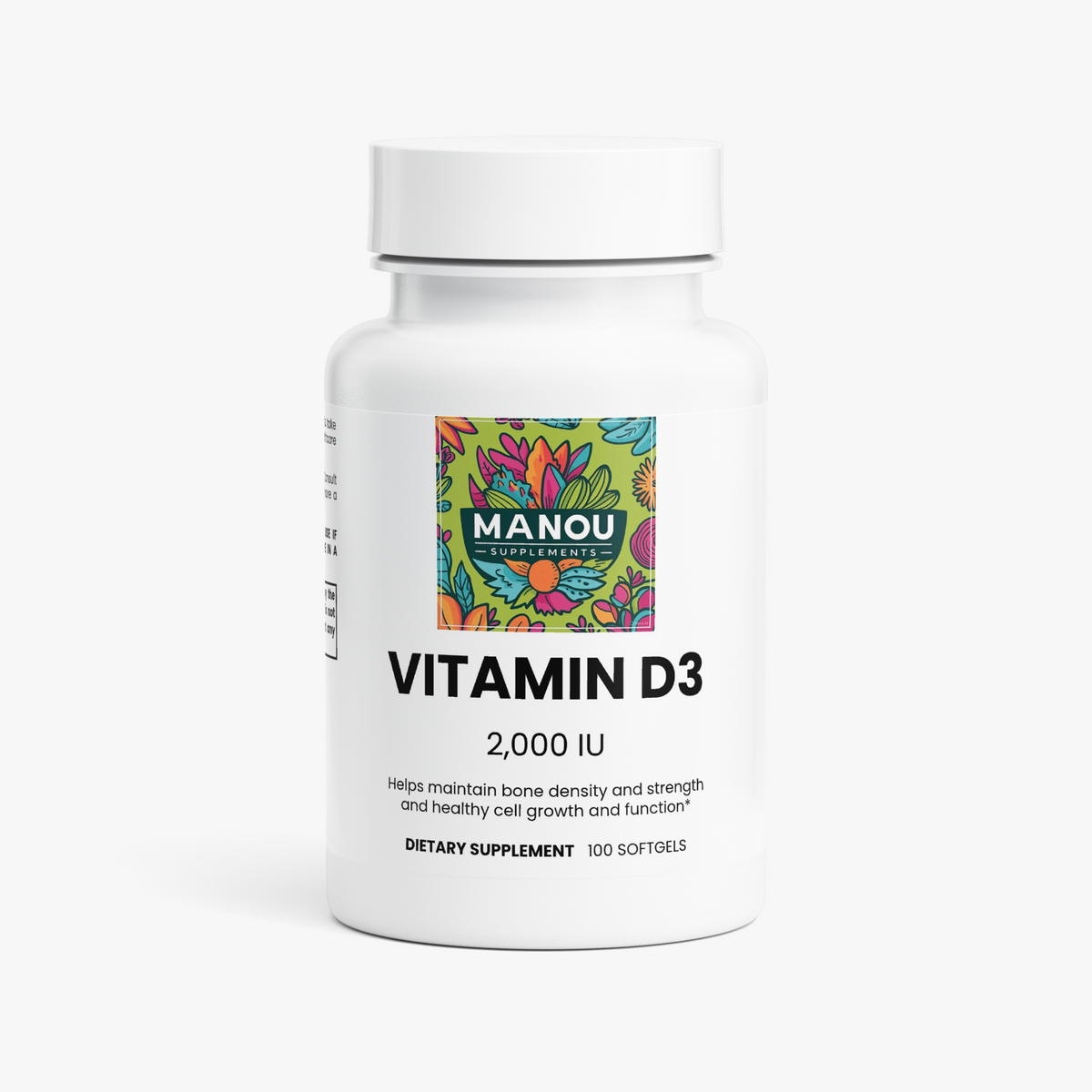 Vitamin D3 Supplement Capsules Bone Muscle Energy Support Winter Mood Boost D3