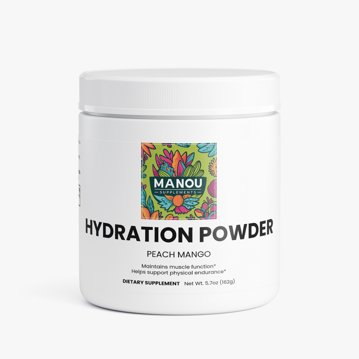 Peach Mango Electrolyte Powder – Sugar-Free Hydration Drink Mix, Keto, Caffeine-Free, No Fillers