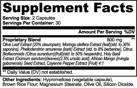 Metabolic Health Formula-Natural Blood Sugar Support Supplement