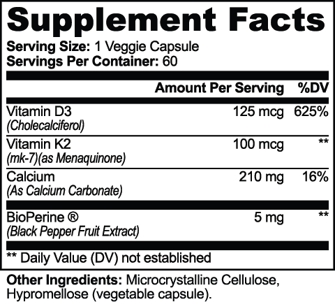 D3 + K2: The Bone & Heart Symphony The Calcium SWAT Team Your Body’s Been Begging For! Transform Brittle to Bulletproof