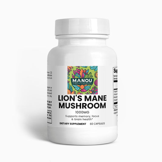 POTENT Lion's Mane Extract Nootropic Supplement - Support Mental Clarity & Cognitive Function
