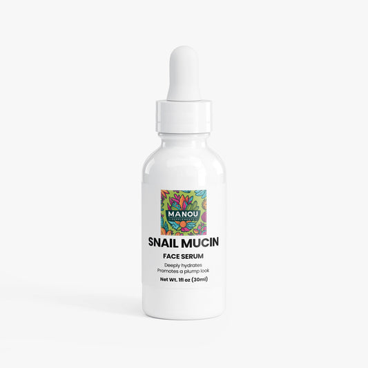 Viral Snail Mucin Face Serum w/ Hyaluronic Acid & Collagen | Intense Hydration, Plump & Glow | K-Beauty Glass Skin | For Dry, Dull Skin | Fast-Absorbing