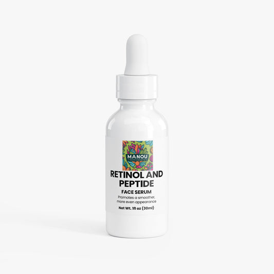 Retinol & Peptide Face Serum - 2.5% Retinol Complex - Wrinkle & Fine Line Reduction