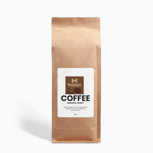 UMF Manuka Honey Coffee | Raw New Zealand Honey | Low Acidity Smooth Brew
 16oz