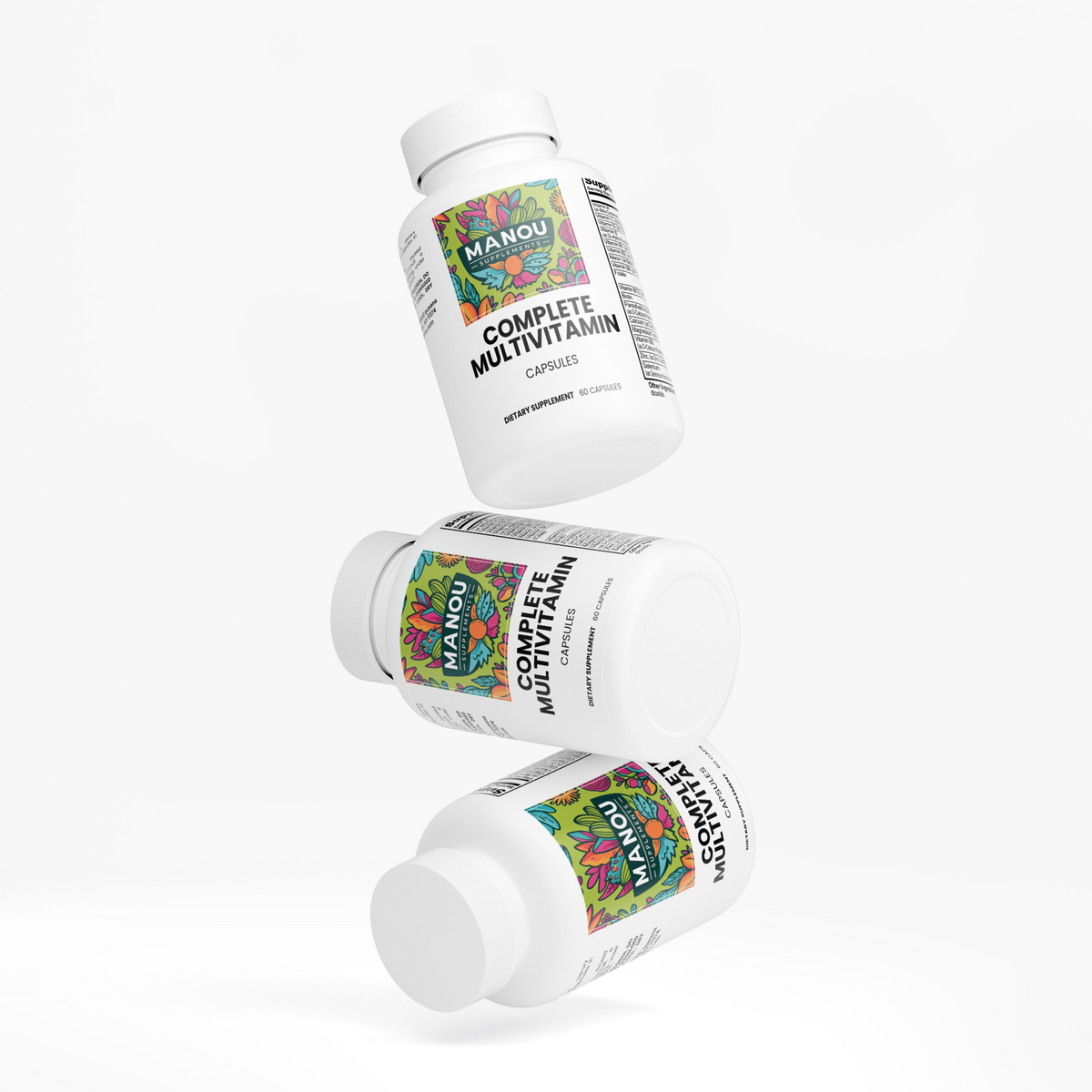 Complete Multivitamin ULTIMATE 12-in-1 Multivitamin 2 jar bundle – Antioxidants + Immune Herbs + Energy Complex