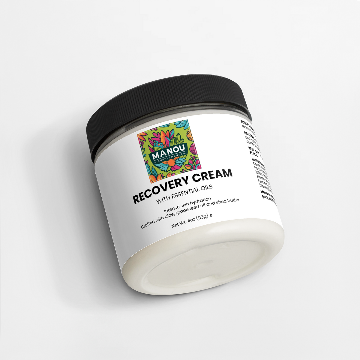 Recovery Cream 2  Jar bundle– Intensive Aloe & Essential Oil Hydrator for All Genders