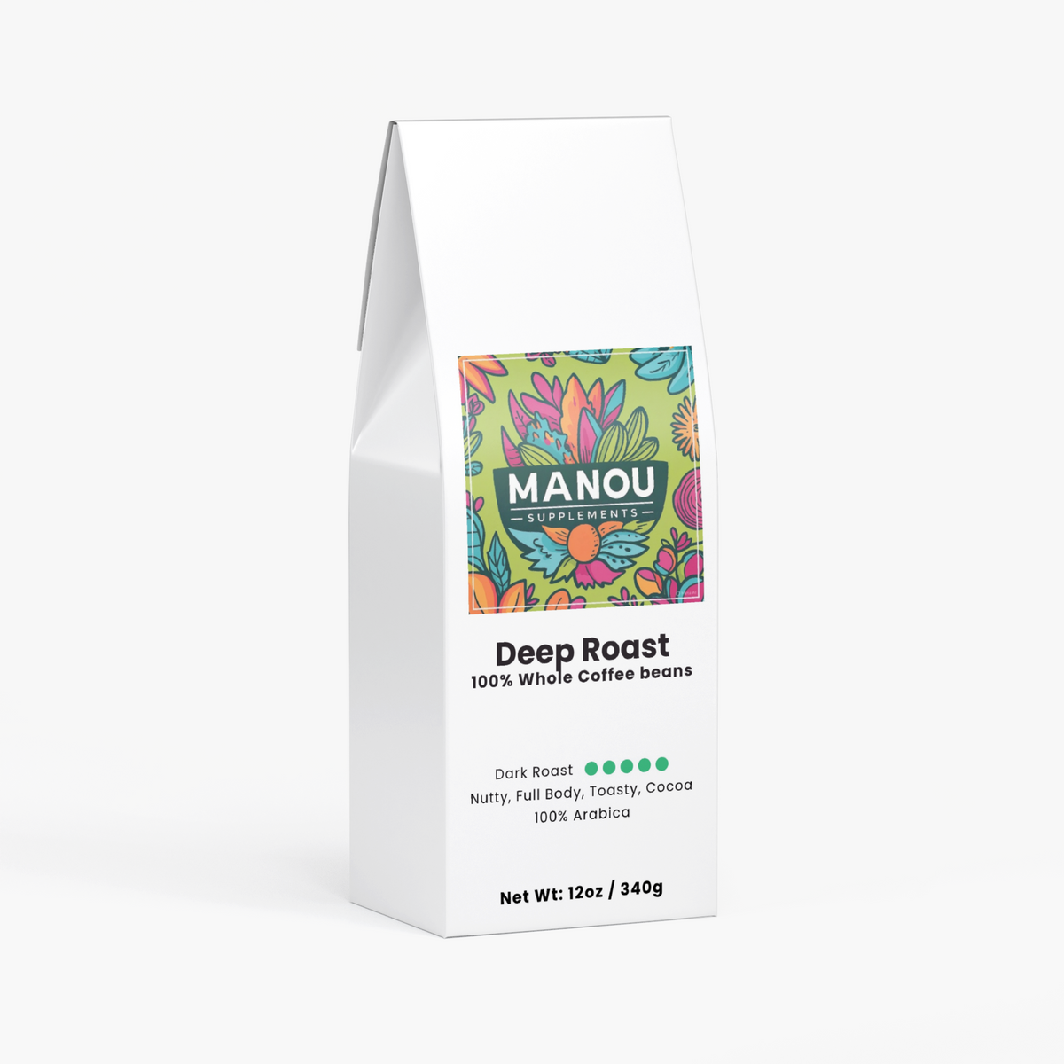 Deep Dark Roast Coffee Beans Smooth Bold Cocoa Nutty You Will Love It