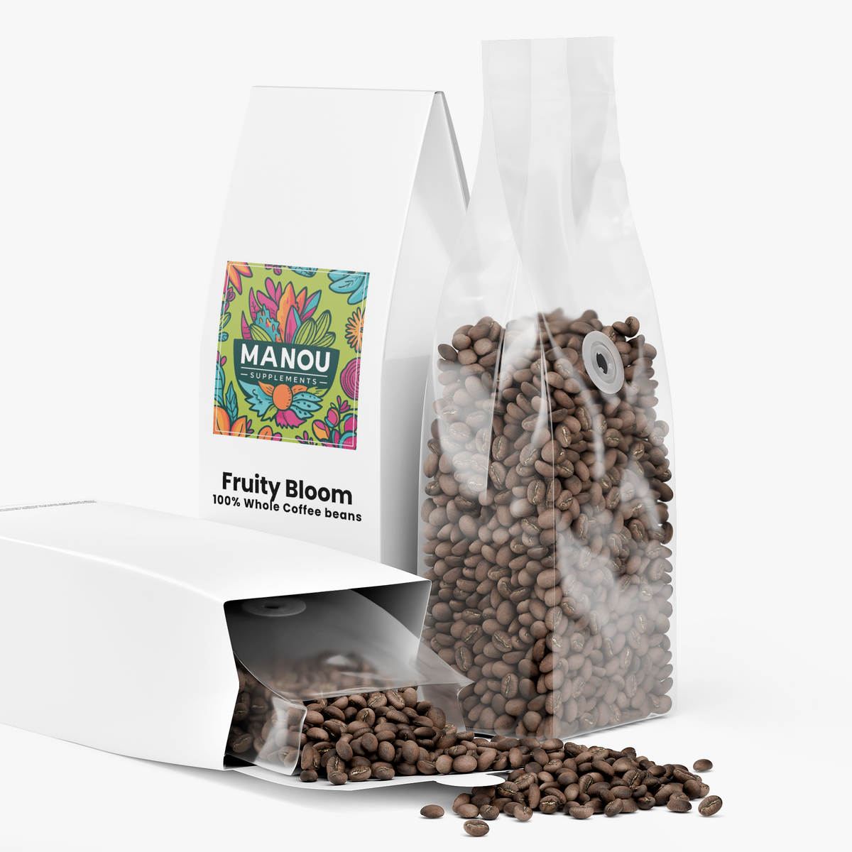 Fruity Bloom Coffee (Light Roast) – Not just coffee. A burst of dried fruit, citrus zest, and pure morning energy.