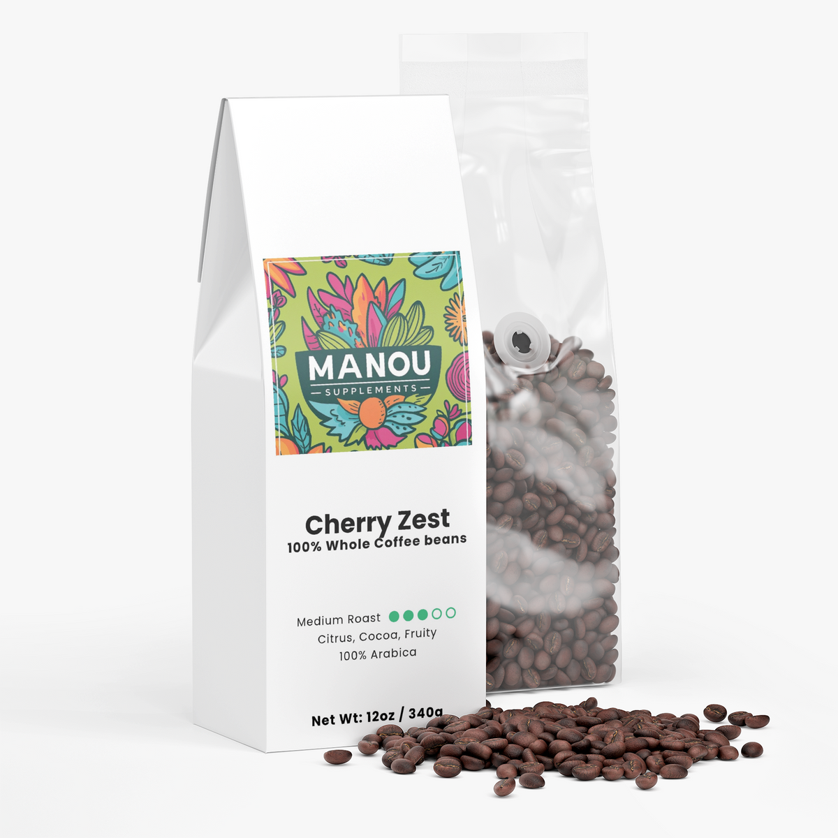 Cherry Zest Medium Roast Coffee Bright Citrus Black Cherry and Smooth Fudge Single Origin Guatemala Fresh Roasted