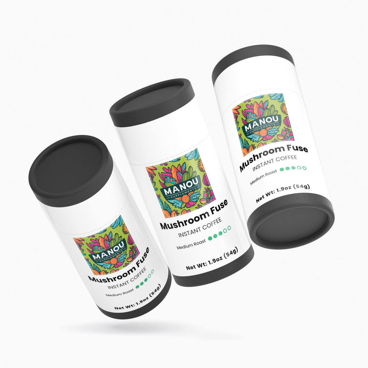 Mushroom Coffee Organic Lions Mane Chaga Instant Focus Energy Blend
