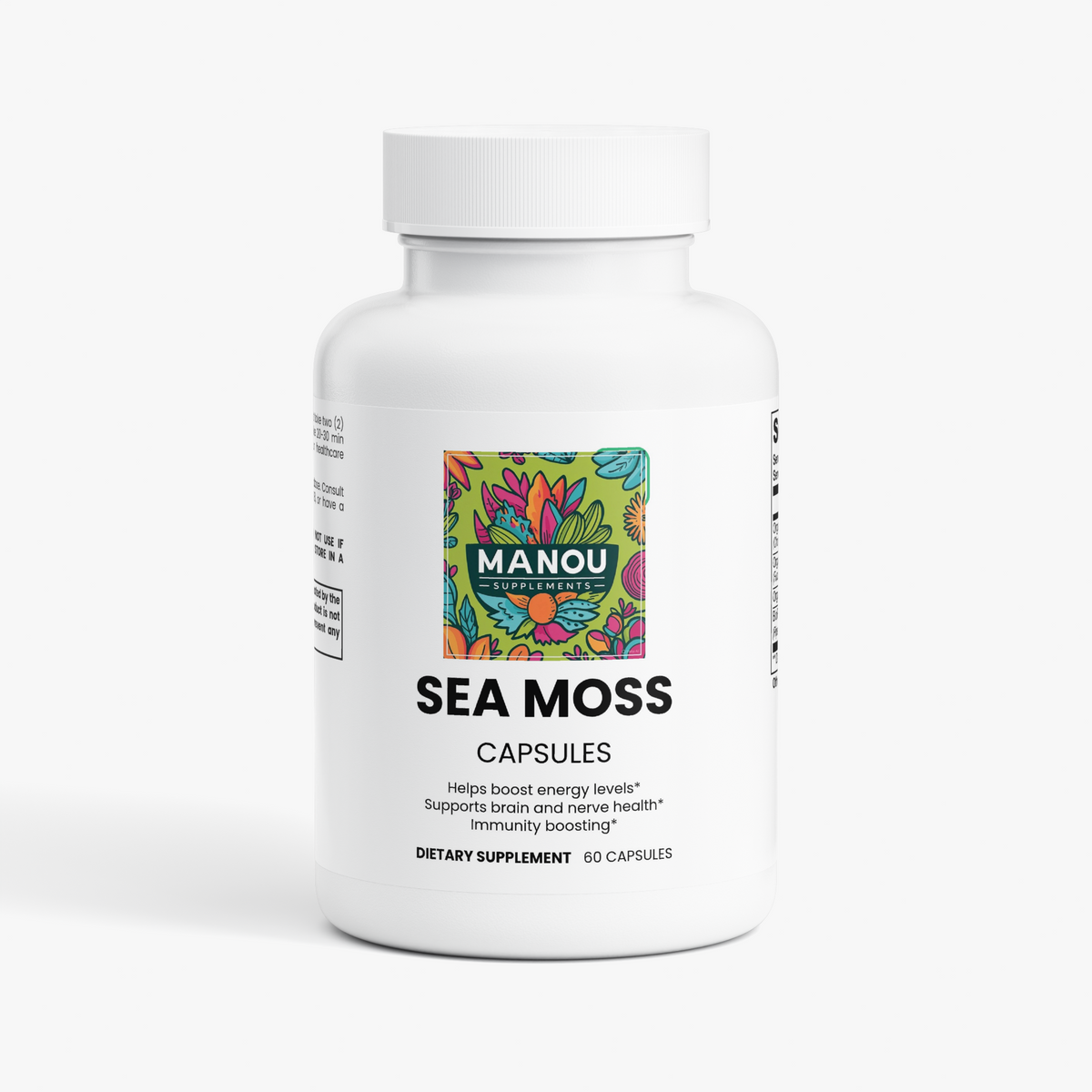 Sea Moss Blend 92 Minerals Bladderwrack Burdock Root Lymphatic Support Full Body Reset