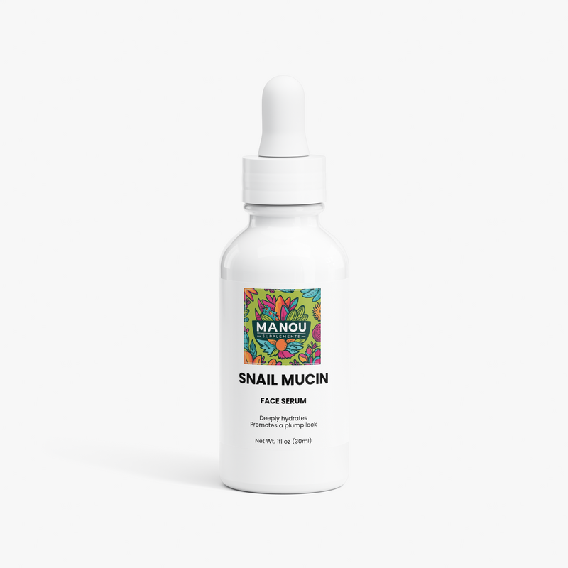 Viral Snail Mucin Face Serum w/ Hyaluronic Acid & Collagen | Intense Hydration, Plump & Glow | K-Beauty Glass Skin | For Dry, Dull Skin | Fast-Absorbing