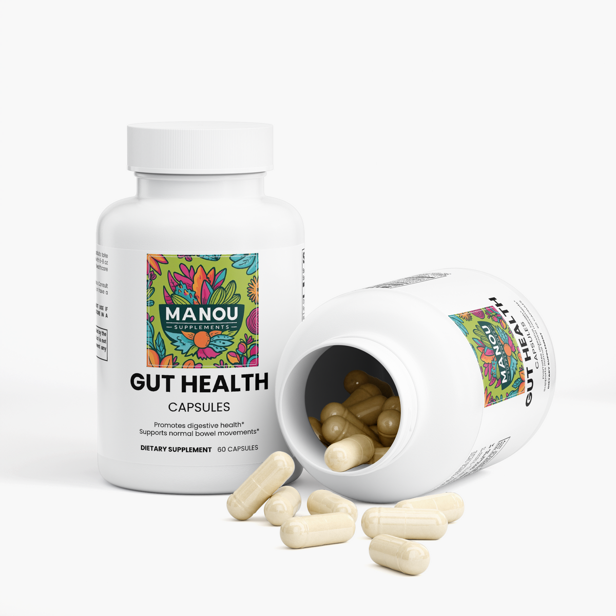 Gut Health Digestive Enzyme Probiotic Prebiotic ACV Inulin Bloat Relief Daily Support
