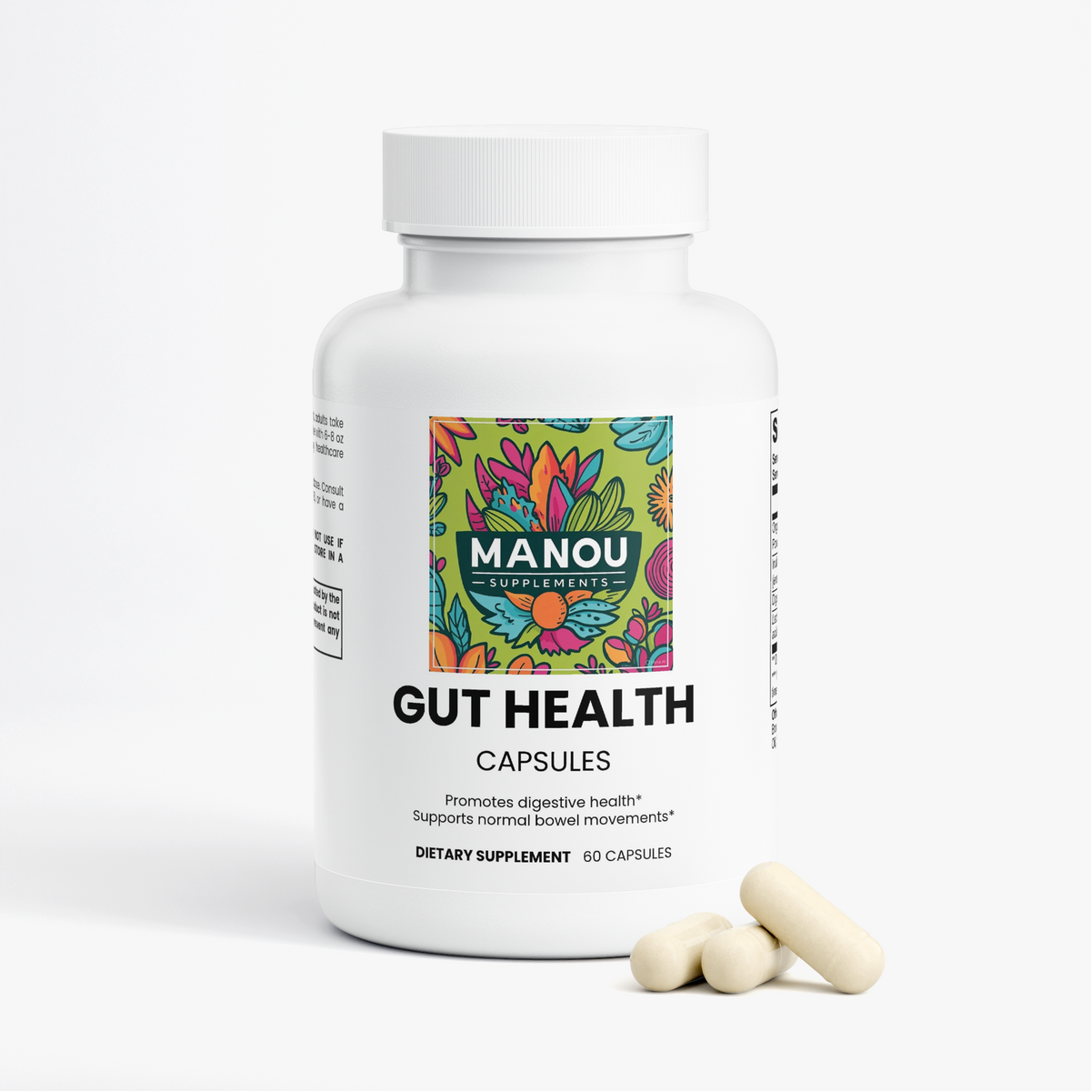 Gut Health Digestive Enzyme Probiotic Prebiotic ACV Inulin Bloat Relief Daily Support