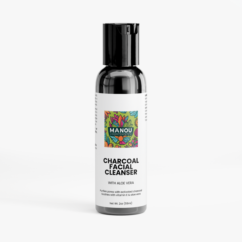 Charcoal Facial Cleanser with Aloe Vera “Your Pores Are Hostages. Time to Negotiate Their Release.”