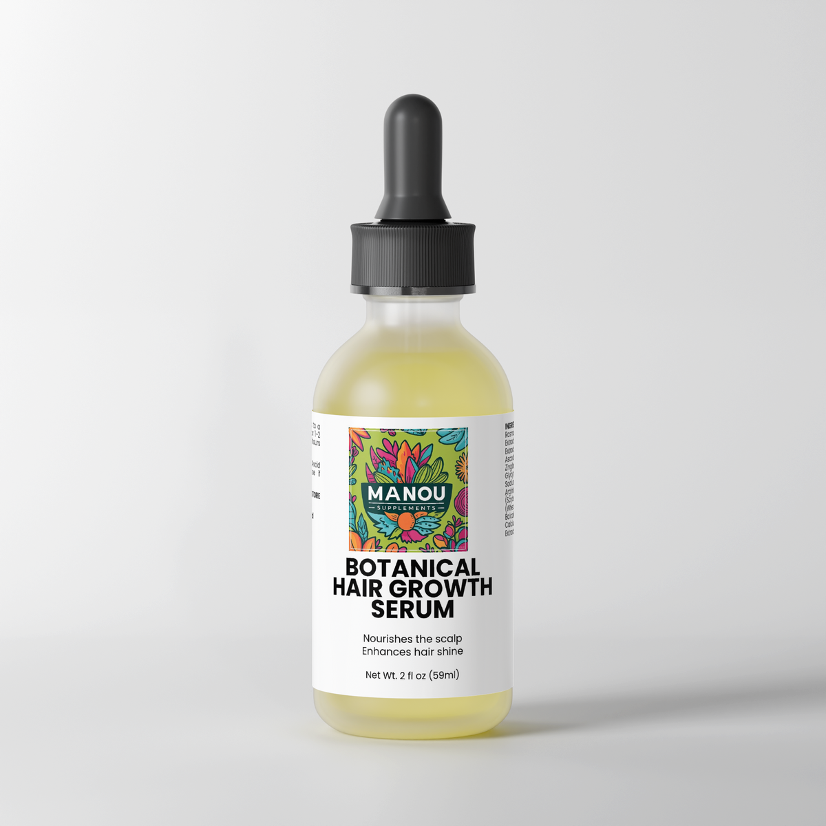 Clean Beauty Hair Serum – Rosemary, Ginger & Vitamins"Promotes scalp health • Reduces breakage • Suitable for fine, curly, or color-treated hair" C+E – Sulfate/Paraben Free