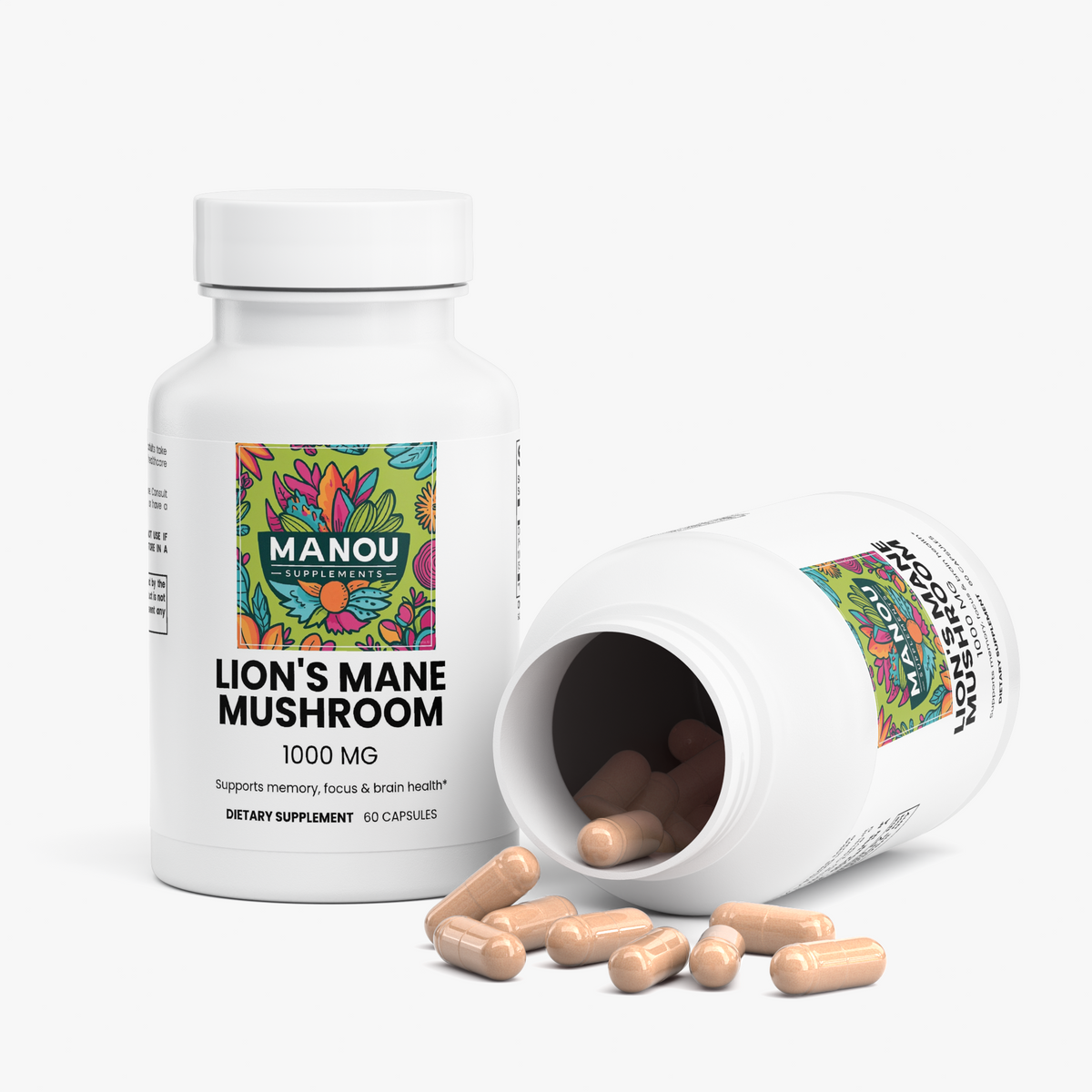Lion's Mane 3000mg — Extra Strength Focus & Memory Support