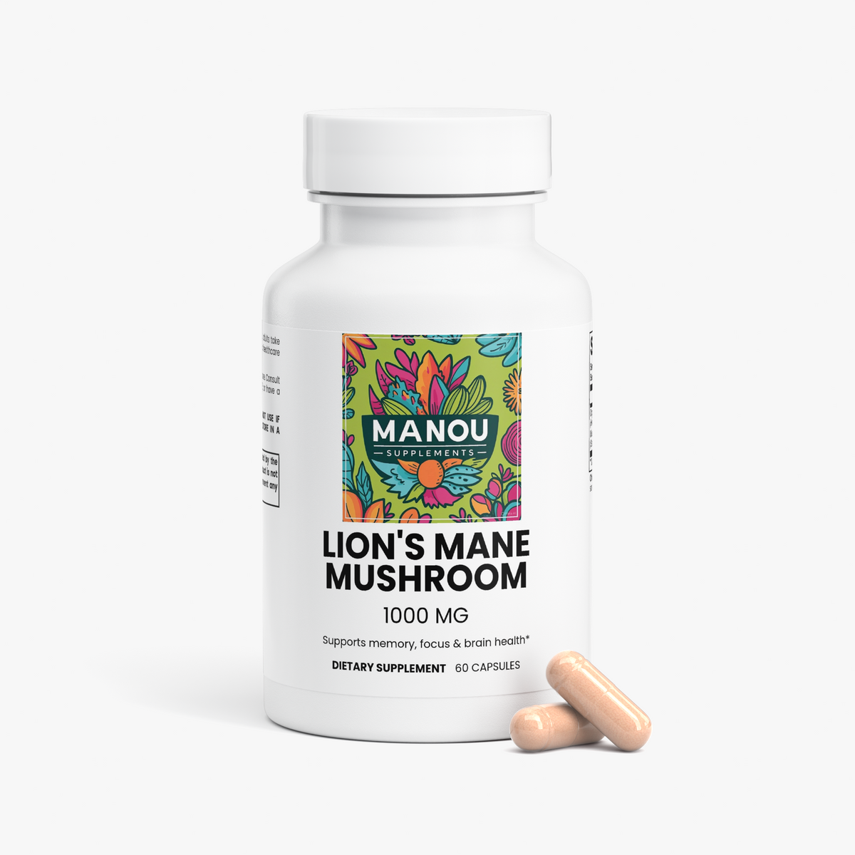 Lion's Mane 3000mg — Extra Strength Focus & Memory Support