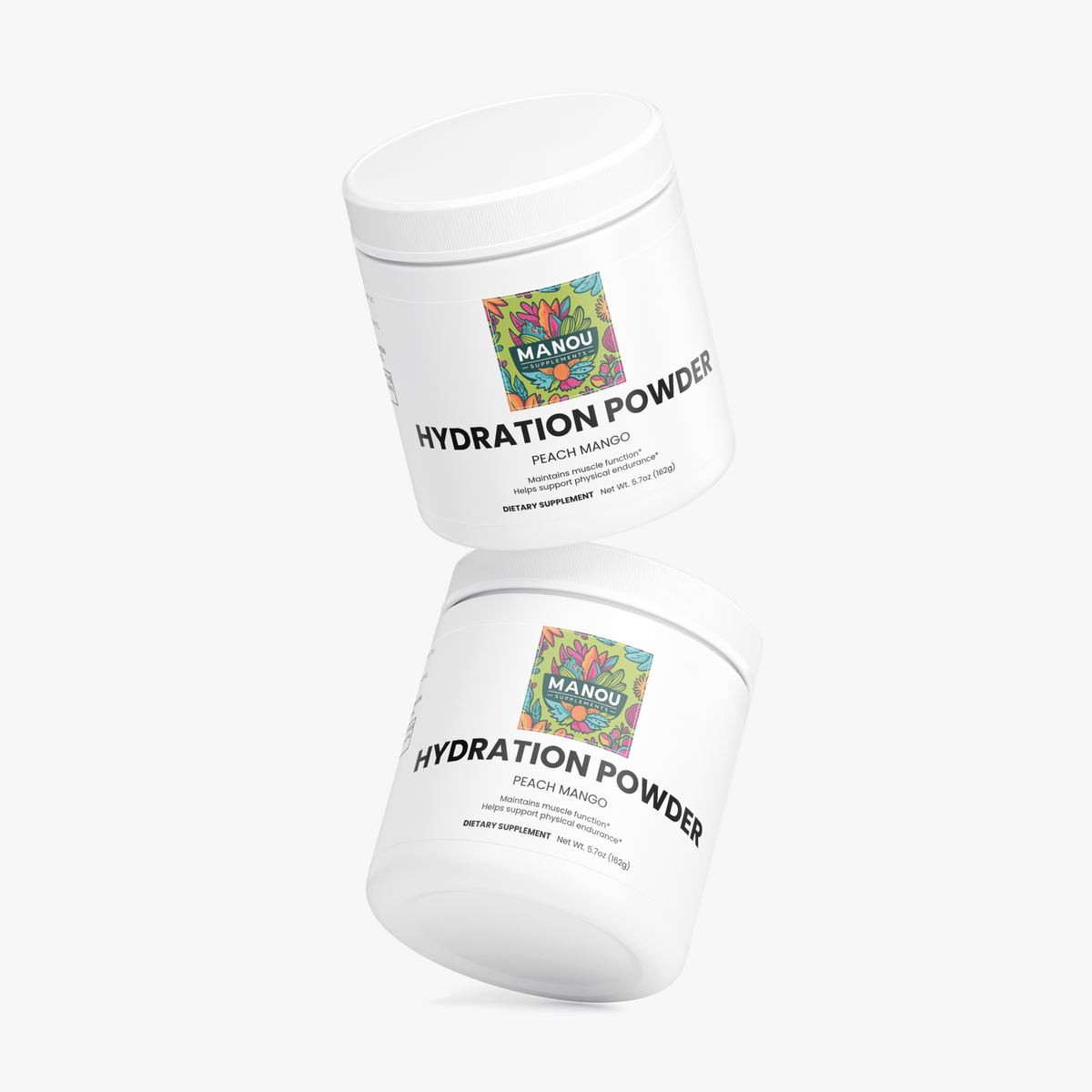 Peach Mango Electrolyte Powder – Sugar-Free Hydration Drink Mix, Keto, Caffeine-Free, No Fillers